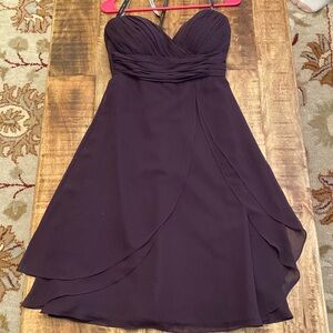 Dark Purple Homecoming/Bridesmaid Dress